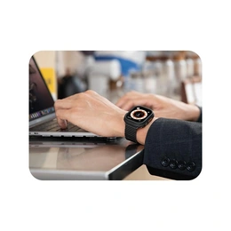 Ремешок Sotel Pitaka Aramid & Carbon Fiber Galaxy Watch Ultra (Retro Black/Hray Twin) - Сүрөт 5