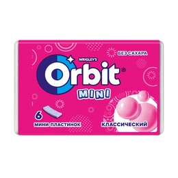 Жевательная резинка Orbit Детский с кальцием, 10.2 г - Сүрөт 1