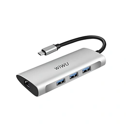 Адаптер-переходник Wiwu Alpha 631STR 6 in 1 Type-C Hub - Сүрөт 1