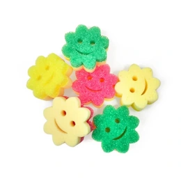 Губка Scrub Mommy Power Flower Sponge 3 шт - Сүрөт 3