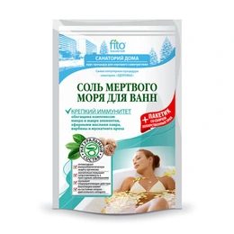 Соль Мертвого моря для ванн Крепкий иммунитет Fito Cosmetic, 500 г - Сүрөт 1