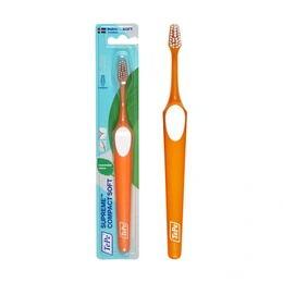Зубная щетка TePe Supreme Compact Soft оранжевый - Сүрөт 1