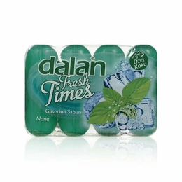 Мыло туалетное Dalan Fresh Times мята, 4 шт*90 г - Сүрөт 1