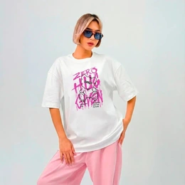 Футболка оверсайз унисекс "Граффити стиль: Bear", белая - Сүрөт 1