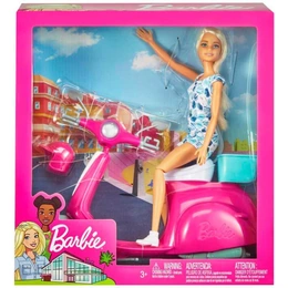 Набор игровой Barbie Блондинка на скутере - Сүрөт 6