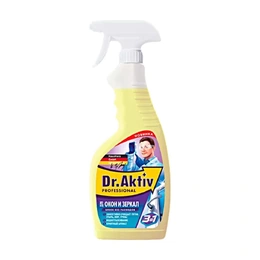 Средство для очистки стекол и зеркал Dr.Aktiv, 550 мл - Сүрөт 1