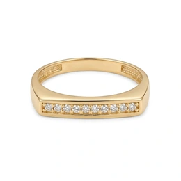 Кольцо в желтом золоте 585, размер 16, вес 1,84 г - Сүрөт 1