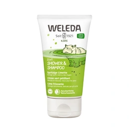 Детский шампунь-гель Weleda для волос и тела лайм, 150 мл - Сүрөт 1