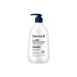 Липосомный крем-гель для душа с ламеллярной эмульсией Derma:B CeraMD Repair Cream Wash, 400 мл - Сүрөт 1
