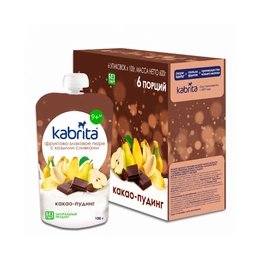 Пюре Kabrita Какао пудинг, 100 г - Сүрөт 1
