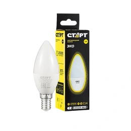 Светодиодная лампа Старт свеча 7W 2700 К Е14 - Сүрөт 1