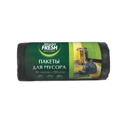 Пакеты для мусора 30л Мастер Фреш, 50 шт

 - Сүрөт 1