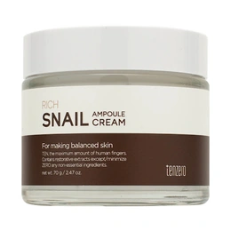 Антивозрастной ампульный крем Rich Snail Ampoule Cream Tenzero, 70 мл - Сүрөт 1
