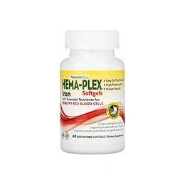 Витамины Nature's Plus Hema-Plex 85 mg, 60 капсул - Сүрөт 1