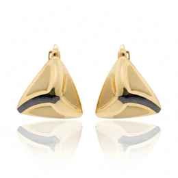 Серьги в желтом золоте 585, 5,20 грамм - Сүрөт 1