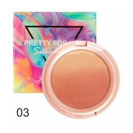 Компактные румяна Silky Rouge Novo, тон 3 Чайная роза - Сүрөт 1