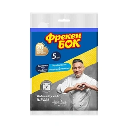 Салфетки вискозные перфорированные Фрекен Бок, 5 шт - Сүрөт 1