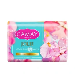 Туалетное мыло Camay Jolie увлажнение 4 масел, 85 г - Picture 1