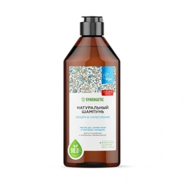 Бессульфатный шампунь Synergetic объём и укрепление волос, 400 мл - Сүрөт 1