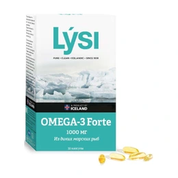 Витамины Омега-3 Форте Lysi, 32 капсулы - Сүрөт 1
