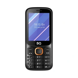 Мобильный телефон BQ 2820 Step XL+, черный/оранжевый - Сүрөт 1