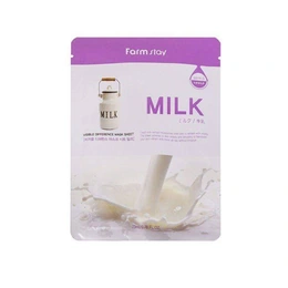 Тканевая маска с молочными протеинами FarmStay Visible Difference Mask Sheet Milk, 23 мл - Сүрөт 1