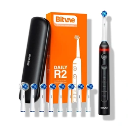 Электрическая роторная зубная щетка Bitvae R2 Черная - Сүрөт 2