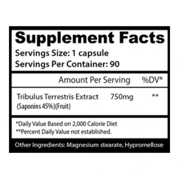 Бустер тестостерона Insane Labz, ACS, Tribulus, 90 капусл - Сүрөт 2