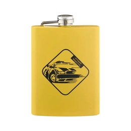 Фляжка для алкоголя "Лучший водитель", нержавеющая сталь, подарочная, 240 мл - Сүрөт 1