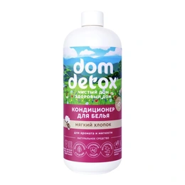 Кондиционер для белья Мягкий хлопок Dom Detox, 500 мл - Сүрөт 1