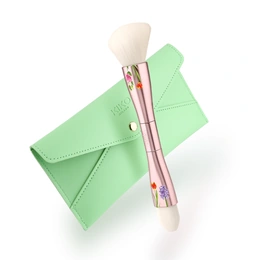 Набор кисточек для макияжа в косметичке Days In Bloom Flowery Brush Kiko Milano, 4в1 - Сүрөт 1