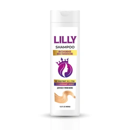 Шампунь для волос LILLY интенсивное восстановление, 400 мл - Сүрөт 1