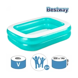 Надувной бассейн Bestway, 201х150х51 см, 450 л - Сүрөт 1