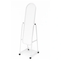 Напольное зеркало на колёсиках, белый - Сүрөт 1