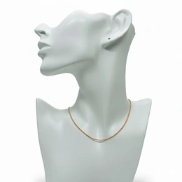 Цепь в красном золоте 585, вес 1,60 г, длина 50 см - Сүрөт 1