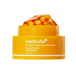 Капсульный крем для лица Medicube Kojic Acid Turmeric Vita Capsule Cream с койевой кислотой 53 мл - Сүрөт 1