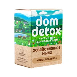 Мыло хозяйственное Универсальное Dom Detox, 2 шт - Сүрөт 1