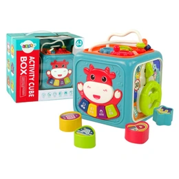Развивающий игровой центр Activity Cube 6 в 1, голубой - Сүрөт 2