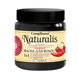 Маска для волос Compliment Naturalis 3 в 1 с перцем, 500 мл - Сүрөт 1