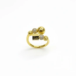 Кольцо в красном золоте 585, размер 17, вес 3,81 г - Сүрөт 1