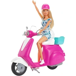 Набор игровой Barbie Блондинка на скутере - Сүрөт 1