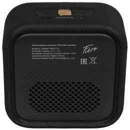 Колонка портативная Fiero Glame 1 FRPS-210 черный - Сүрөт 6