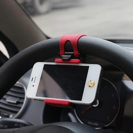 Автомобильный держатель телефона на руль - Сүрөт 3
