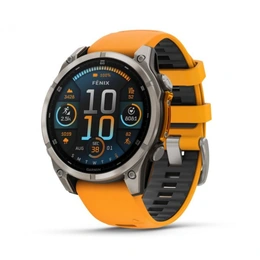 Смарт-часы Garmin Fenix 8 Amoled Sapphire 47 мм, оранжевый - Сүрөт 1