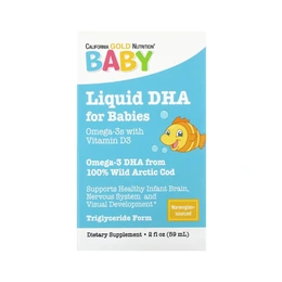 Добавка California Gold Nutrition Omega-3 с витамином D3, 59 мл - Сүрөт 1