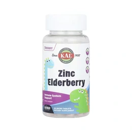 Жевательные таблетки для детей Dinosaurs Zinc Elderberry, 90 таблеток - Сүрөт 1