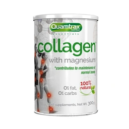 Пищевая добавка Quamtrax Nutrition Collagen with Magnesium, Vitamin C B3 B6, 300 г - Сүрөт 1