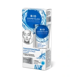Ночной гиалуроновый крем для лица Bio Cosmetolog активное омоложение + глубокое увлажнение, 50 мл - Сүрөт 1