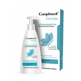 Гель освежающий для интимной гигиены Compliment Intimate, 250 мл - Сүрөт 1