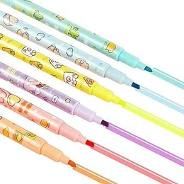 Набор маркеров двусторонних, 6 цветов - Сүрөт 3